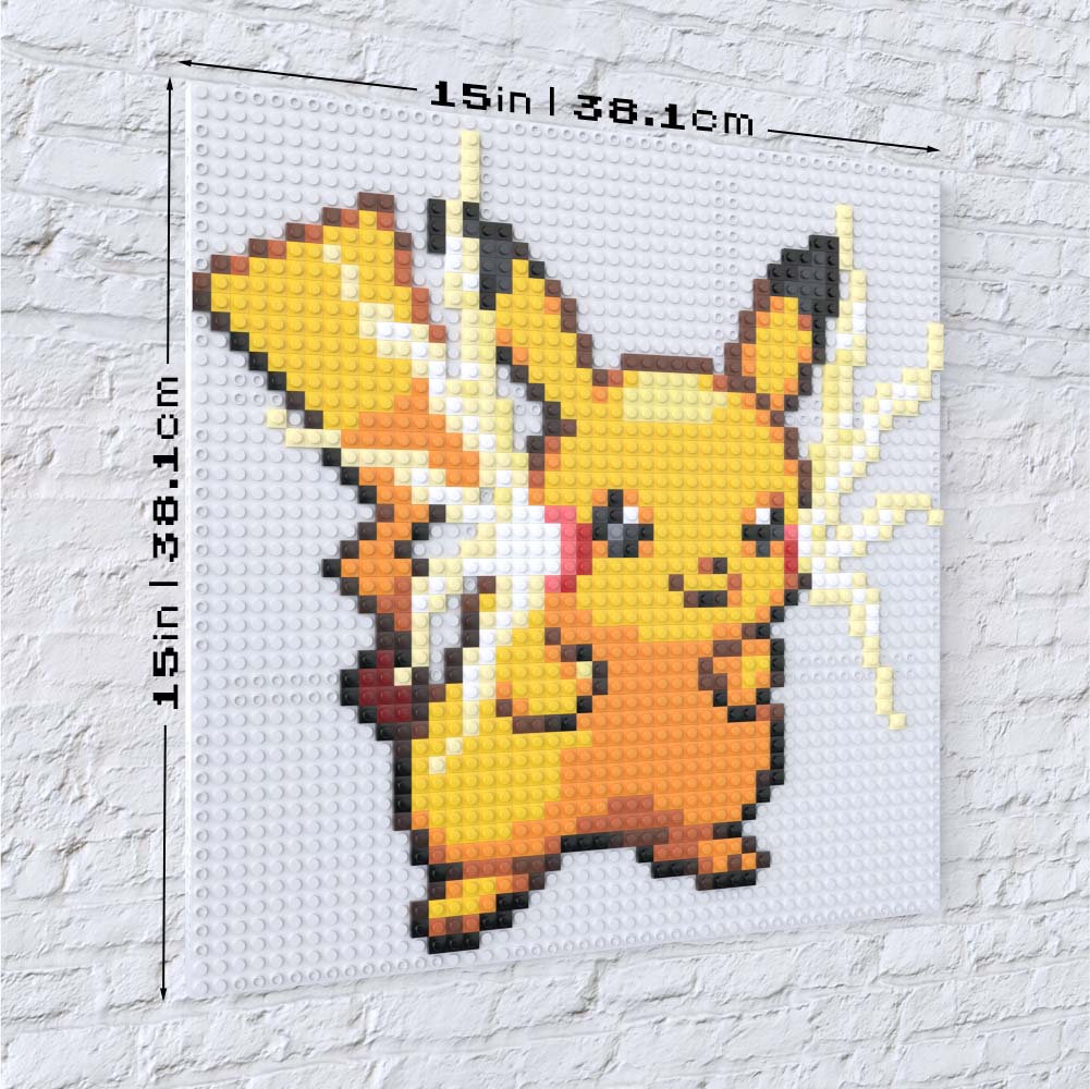 Pikachu Brick Mosaic