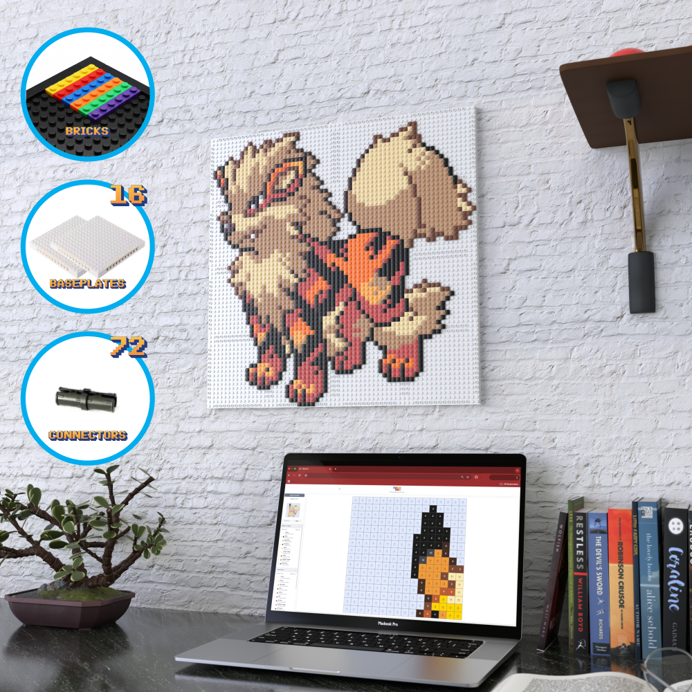 Arcanine Mosaic Kit