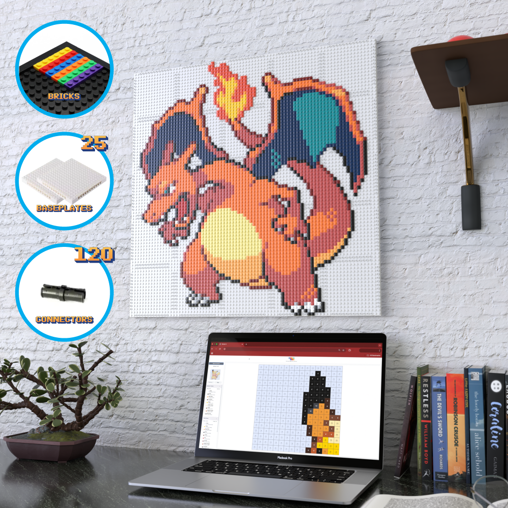 Charizard Mosaic Kit