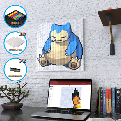 Snorlax Mosaic Kit